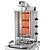 Potis Kebab gazowy 3 palniki, wsad 40 kg, 10,5 kW, 550x510x(h)920 mm z tacą na tłuszcz o wym. 500x500 mm