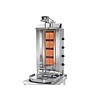 Potis Kebab gazowy 4 palniki, wsad 70 kg, 14 kW, 550x510x(h)1120 mm z tacą na tłuszcz o wym. 550x550 mm