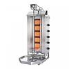 Potis Kebab gazowy 5 palniki, wsad 50 kg, 8,75 kW, 550x455x(h)1120 mm z tacą na tłuszcz o wym. 550x550 mm