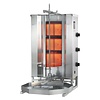 Potis Kebab gazowy 3 palniki, wsad 40 kg, 10,5 kW, 550x510x(h)830 mm z tacą na tłuszcz o wym. 500x500 mm