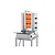 Potis Kebab gazowy 3 palniki, wsad 40 kg, 10,5 kW, dolny napęd 3,5 W, 760x620x8(h)40 mm