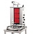 Potis Kebab elektryczny, 3 ceramiczne palniki, wsad 30 kg, 400V, 5,7 kW, 550x530x(h)920 mm z tacą na tłuszcz o wym. 500x500 mm