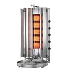 Potis Kebab gazowy 3 palniki, wsad 50 kg, 8,75 kW, 550x455x(h)103 mm z tacą na tłuszcz o wym. 550x550 mm Potis Kebab gazowy 3 palniki, wsad 50 kg, 8,75 kW, 550x455x(h)103 mm z tacą na tłuszcz o wym. 550x550 mm