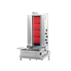 Potis Kebab elektryczny, 4 ceramiczne palniki, wsad 50 kg, 400V, 7,6 kW, 550x530x(h)1120 mm z tacą na tłuszcz o wym. 500x500 mm