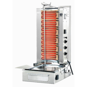 Potis Kebab elektryczny, 3 palniki, wsad 50 kg, 400V, 9 kW,760x620x(h)1040 mm Potis Kebab elektryczny, 3 palniki, wsad 50 kg, 400V, 9 kW,760x620x(h)1040 mm