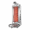 Potis Kebab elektryczny, 4 palniki, wsad 80 kg, 400V, 10,5 kW, 600x495x(h)1290 mm z tacą na tłuszcz o wym. 550x550 mm Potis Kebab elektryczny, 4 palniki, wsad 80 kg, 400V, 10,5 kW, 600x495x(h)1290 mm z tacą na tłuszcz o wym. 550x550 mm