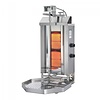 Potis Kebab gazowy 2 palniki, wsad 30 kg, 7 kW, 500x395x(h)920 mm z tacą na tłuszcz o wym. 500x500 mm