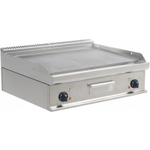Saro Elektryczna płyta grillowa 790 x 530 mm, ryflowana, 2 strefy grzewcze, 10,8 kW, 400V, nastawna Saro Elektryczna płyta grillowa 790 x 530 mm, ryflowana, 2 strefy grzewcze, 10,8 kW, 400V, nastawna