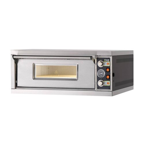 Moretti Forni Piec 1-komorowy do pizzy, manualny, elektryczny 4,2 kW, 850x930x370 mm, 4xØ300 mm, MORETTI FORNI Moretti Forni Piec 1-komorowy do pizzy, manualny, elektryczny 4,2 kW, 850x930x370 mm, 4xØ300 mm, MORETTI FORNI