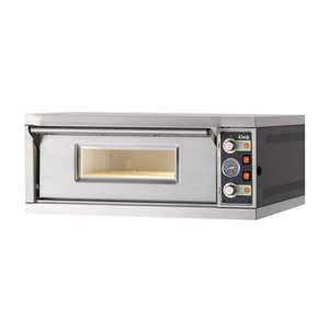 Moretti Forni Piec 1-komorowy do pizzy, elektryczny 6 kW, manualny, 990x1060x370 mm, 4xØ300 mm, MORETTI FORNI Moretti Forni Piec 1-komorowy do pizzy, elektryczny 6 kW, manualny, 990x1060x370 mm, 4xØ300 mm, MORETTI FORNI