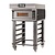 Moretti Forni Piec 1-komorowy do pizzy, elektryczny 6 kW, sterowanie elektroniczne, 990x1060x370 mm, 4xØ300 mm, MORETTI FORNI