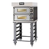 Moretti Forni Piec 2-komorowy do pizzy, elektryczny 8,4 kW, manualny, 850x930x660 mm, 8xØ300 mm, MORETTI FORNI