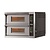 Moretti Forni Piec 2-komorowy do pizzy, elektryczny 15,4 kW, sterowanie elektroniczne, 930x1400x660 mm, 12xØ300 mm, MORETTI FORNI