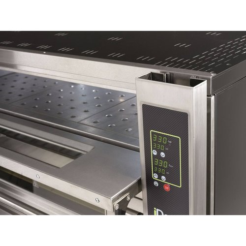 Moretti Forni Piec 2-komorowy do pizzy, elektryczny 16,4 kW, sterowanie elektroniczne, 1320x1000x660 mm, 12xØ300 mm, MORETTI FORNI Moretti Forni Piec 2-komorowy do pizzy, elektryczny 16,4 kW, sterowanie elektroniczne, 1320x1000x660 mm, 12xØ300 mm, MORETTI FORNI