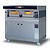 Moretti Forni Piec 1-komorowy do pizzy z okapem i bazą, elektryczny 15,5 kW, 1610x1910x650 mm, 16xØ300 mm, MORETTI FORNI