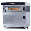 Moretti Forni Piec 1-komorowy do pizzy z okapem i bazą, elektryczny 12,6 kW, 1520x1730x650 mm, 12xØ300 mm, MORETTI FORNI Moretti Forni Piec 1-komorowy do pizzy z okapem i bazą, elektryczny 12,6 kW, 1520x1730x650 mm, 12xØ300 mm, MORETTI FORNI