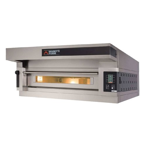 Moretti Forni Piec 1-komorowy do pizzy z okapem i bazą, elektryczny 17,3 kW, 1660x1990x710 mm, 16xØ300 mm, MORETTI FORNI Moretti Forni Piec 1-komorowy do pizzy z okapem i bazą, elektryczny 17,3 kW, 1660x1990x710 mm, 16xØ300 mm, MORETTI FORNI