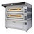 Moretti Forni Piec 2-komorowy do pizzy z okapem i bazą, gazowy 58 kW, 1470x1880x1280/2020 mm, 18xØ300 mm, MORETTI FORNI