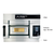 Moretti Forni Piec 2-komorowy do pizzy z okapem i bazą, elektryczny 10,2 kW, 890x1460x1070 mm, 4xØ450 mm, MORETTI FORNI