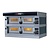 Moretti Forni Piec 2-komorowy do pizzy z okapem i bazą, elektryczny 31 kW, 1610x1910x1050 mm, 32xØ300 mm, MORETTI FORNI