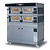 Moretti Forni Piec 2-komorowy do pizzy z okapem i bazą, elektryczny 31 kW, 1610x1910x1050 mm, 32xØ300 mm, MORETTI FORNI