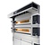 Moretti Forni Piec 2-komorowy do pizzy z okapem i bazą, elektryczny 18 kW, 1370x1460x1070 mm, 12xØ300 mm, MORETTI FORNI
