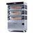 Moretti Forni Piec 3-komorowy do pizzy z okapem i bazą, elektryczny 28,8 kW, 1320x1650x1450 mm, 27xØ300 mm, MORETTI FORNI