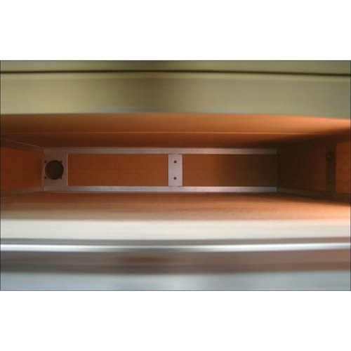 Moretti Forni Piec 3-komorowy do pizzy z okapem i bazą, elektryczny 46,5 kW, 1610x1910x1450 mm, 48xØ300 mm, MORETTI FORNI Moretti Forni Piec 3-komorowy do pizzy z okapem i bazą, elektryczny 46,5 kW, 1610x1910x1450 mm, 48xØ300 mm, MORETTI FORNI