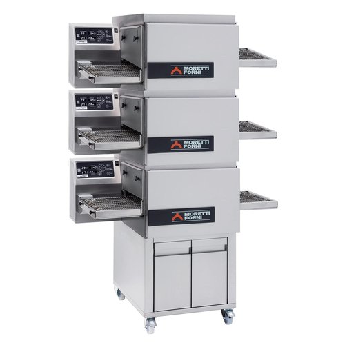 Moretti Forni Piec tunelowy 3-komorowy do pizzy, gazowy 29,7 kW, 1640x900x1440 mm, MORETTI FORNI Moretti Forni Piec tunelowy 3-komorowy do pizzy, gazowy 29,7 kW, 1640x900x1440 mm, MORETTI FORNI