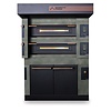 Moretti Forni Piec 2-komorowy do pizzy z okapem i komorą rozrostu nawilżaną, elektryczny 28,15 kW, 1370x1990x1945 mm, 18xØ300 mm, MORETTI FORNI