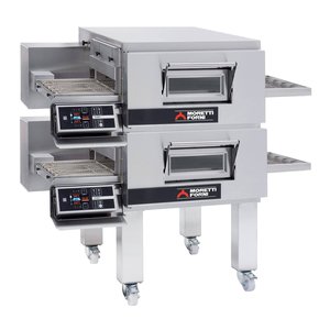 Moretti Forni Piec tunelowy 2-komorowy do pizzy, gazowy 60 kW, 2550x1460x1840 mm, MORETTI FORNI Moretti Forni Piec tunelowy 2-komorowy do pizzy, gazowy 60 kW, 2550x1460x1840 mm, MORETTI FORNI