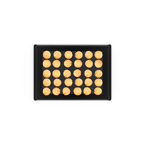 UNOX Blacha aluminiowa FORO.BLACK 460x330x(h)10 mm, mikroperforowana, nieprzywierająca UNOX Blacha aluminiowa FORO.BLACK 460x330x(h)10 mm, mikroperforowana, nieprzywierająca