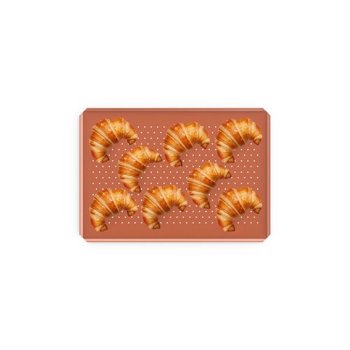 UNOX Blacha aluminiowa FORO.SILICO z powłoką silikonową do wyrobów cukierniczych i piekarniczych, mikroperforowana UNOX Blacha aluminiowa FORO.SILICO z powłoką silikonową do wyrobów cukierniczych i piekarniczych, mikroperforowana