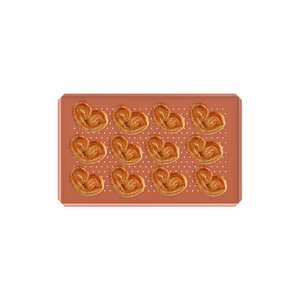 UNOX Blacha aluminiowa FORO.SILICO GN 1/1 z powłoką silikonową do wyrobów cukierniczych i piekarniczych, mikroperforowana UNOX Blacha aluminiowa FORO.SILICO GN 1/1 z powłoką silikonową do wyrobów cukierniczych i piekarniczych, mikroperforowana