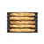 UNOX Ruszt aluminiowy FORO.BAGUETTE.BLACK 600x400x(h)34 mm, mikroperforowany, nieprzywierający