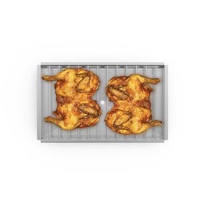 UNOX Ruszt ze stali nierdzewnej do pieczenia 4 kurczaków alla diavola POLLO.GRILL, GN 1/1, 27 mm UNOX Ruszt ze stali nierdzewnej do pieczenia 4 kurczaków alla diavola POLLO.GRILL, GN 1/1, 27 mm