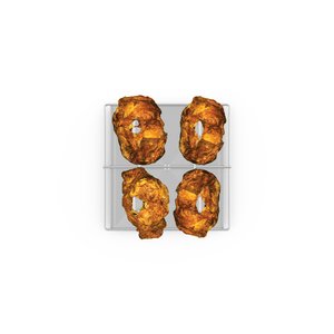 UNOX Ruszt ze stali nierdzewnej do pieczenia 4 kurczaków POLLO.BLACK, GN 2/3, 140 mm, nieprzywierajacy UNOX Ruszt ze stali nierdzewnej do pieczenia 4 kurczaków POLLO.BLACK, GN 2/3, 140 mm, nieprzywierajacy