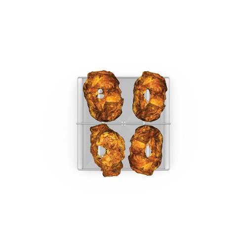 UNOX Ruszt ze stali nierdzewnej do pieczenia 4 kurczaków POLLO.BLACK, GN 2/3, 140 mm, nieprzywierajacy UNOX Ruszt ze stali nierdzewnej do pieczenia 4 kurczaków POLLO.BLACK, GN 2/3, 140 mm, nieprzywierajacy