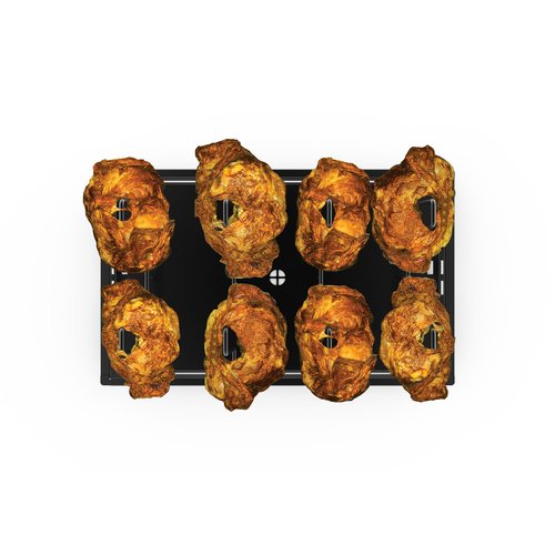 UNOX Ruszt ze stali nierdzewnej do pieczenia 8 kurczaków POLLO.BLACK, GN 1/1, 167 mm UNOX Ruszt ze stali nierdzewnej do pieczenia 8 kurczaków POLLO.BLACK, GN 1/1, 167 mm