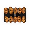 UNOX Ruszt ze stali nierdzewnej do pieczenia 10 kurczaków POLLO.BLACK, 600x400x(h)164 mm