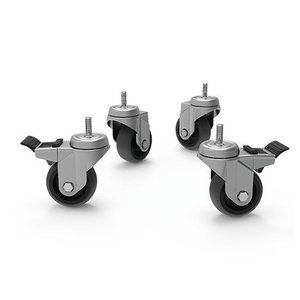 UNOX Zestaw kółek z łańcuchami mocującymi do ściany, 100 mm do Cheftop Mind.Maps UNOX Zestaw kółek z łańcuchami mocującymi do ściany, 100 mm do Cheftop Mind.Maps