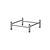 UNOX Podstawa otwarta do pieca Cheftop Mind.Maps, niska, 842x891x(h)305 mm