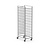 UNOX Wózek transportowy do blach, 18 poziomów, 600x400 mm, 726x495x(h)1701 mm do Linemiss, Linemicro
