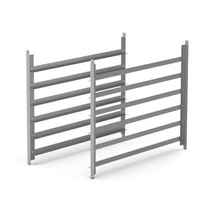 UNOX Prowadnice boczne do podstawy, 7xGN 1/1, 100 mm do Cheftop Mind.Maps