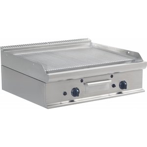 Saro Gazowa płyta grillowa 790 x 530 mm, ryflowana, 2 strefy grzewcze, 12 kW, nastawna Saro Gazowa płyta grillowa 790 x 530 mm, ryflowana, 2 strefy grzewcze, 12 kW, nastawna