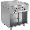 Saro Gazowa płyta grillowa 790 x 530 mm, ryflowana, 2 strefy grzewcze, 12 kW na podstawie półotwartej Saro Gazowa płyta grillowa 790 x 530 mm, ryflowana, 2 strefy grzewcze, 12 kW na podstawie półotwartej