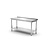 XXLselect Stół przyścienny z półką Budget Line 1200x600x(h)850mm, skręcany