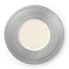 Luzerne Shallow Plate with Wide Rim, Ø320 mm, Manhattan Silver