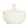Fine Dine Crema sugar bowl with lid