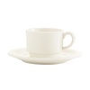 Fine Dine Stackable Cream Espresso Cup 90 ml, Crema Fine Dine Stackable Cream Espresso Cup 90 ml, Crema